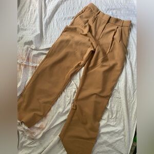 NWT Abercrombie and Fitch khaki Sloane trouser pants - size 8 long